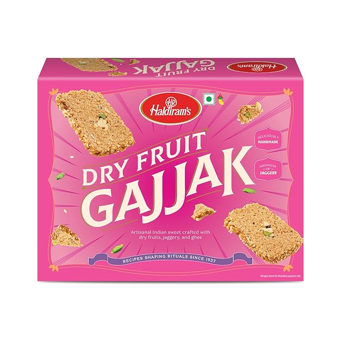 Haldiram's Dry Fruit Gur Gajjak 400g